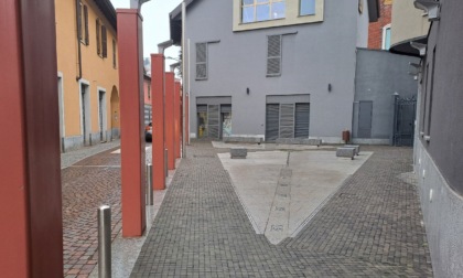 Ecco la piazza «Martiri delle Foibe» a Fagnano Olona