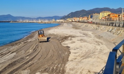 Lavagna, completati i lavori di messa in sicurezza della spiaggia