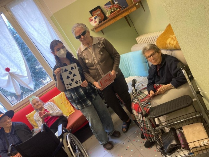 Alla Casa di riposo un pomeriggio speciale per Carnevale