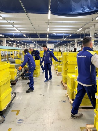 Cambio di look per il centro di smistamento di Poste Italiane
