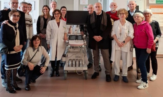 Un ecografo in dono a Medicina 1 del Santa Maria Nuova