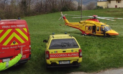 82enne ferita sul Monte Barro, soccorsa da Vigili del fuoco e Cnsas