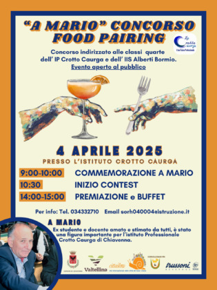 “A Mario”: Concorso di Food Pairing in ricordo del professor Mario Barolo