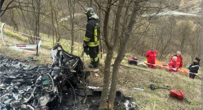 Precipita ultraleggero, morti due romani