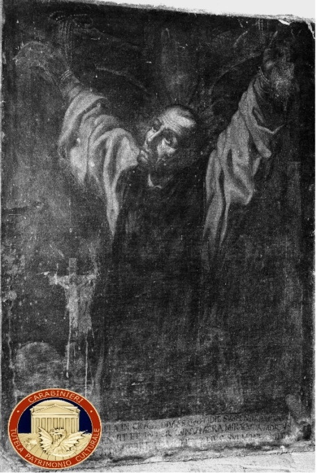 Restituito un antico dipinto di Beato Roberto De Salla