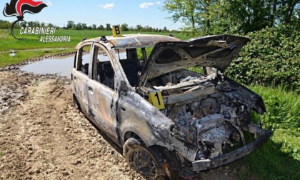 Ritrovata bruciata l’auto dell’uomo di 81 anni scomparso lo scorso 18 aprile da Lu Monferrato