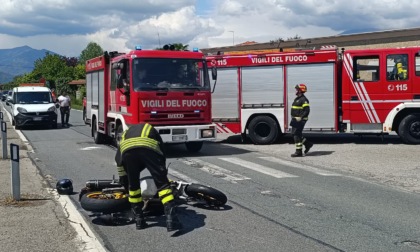 Scontro tra moto e auto a Ozegna: due feriti, ragazza elitrasportata