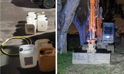 Sorpresi a rubare gasolio da un escavatore: uno preso, il complice fugge