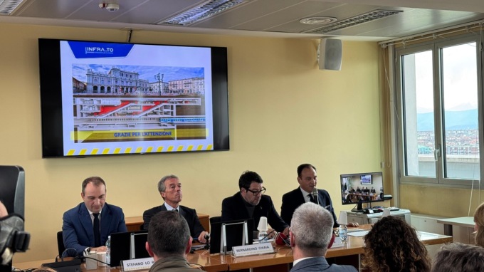Torino: il ministro Salvini alla presentazione della nuova linea 2 della metropolitana
