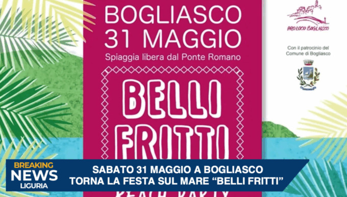A Bogliasco si apre la stagione estiva con la festa “Belli Fritti”