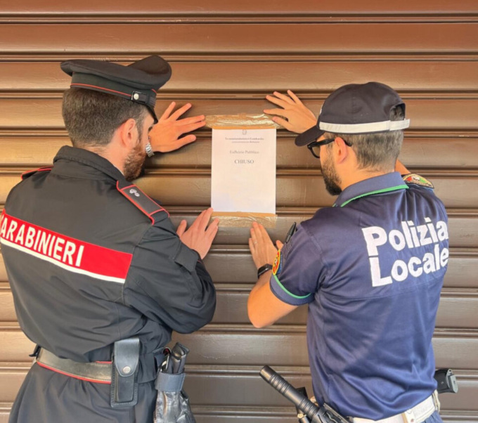 Controlli dopo l’accoltellamento a Trescore, chiuso per cinque giorni un bar in centro