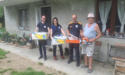 Il sostegno degli Aib alla popolazione colpita dall’alluvione