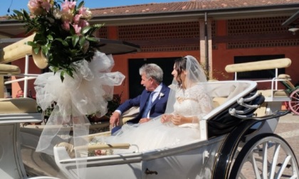 Matrimonio da fiaba con la carrozza di Sanremo