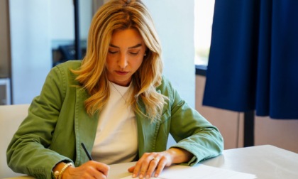 Primo giorno di lavoro per la neo Sindaca di Genova Silvia Salis.