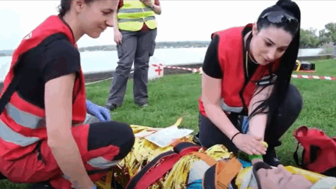Una simulazione di maxi emergenza nel Novarese, organizzato dal centro Crimedim