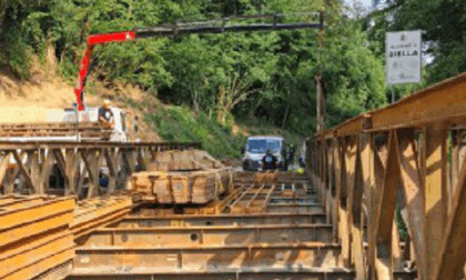 Domani si posa il ponte "bypass" per Pollone