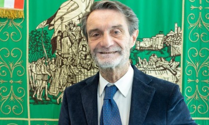Il presidente Attilio Fontana e l'assessore Guido Guidesi fanno tappa a Lodi