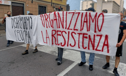 Per Lecco sfila il corteo antimilitarista e antifascista in occasione del 2 giugno