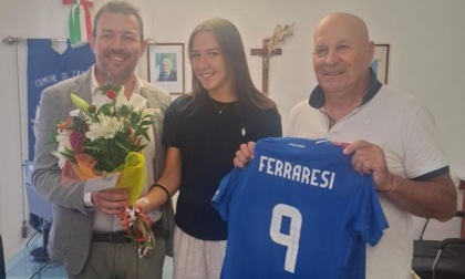 Casarza Ligure celebra l'attaccante della Juventus Eleonora Ferraresi