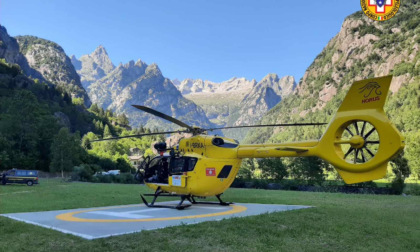 Escursionista ferita in Valmasino: intervento dell’elisoccorso al passo Barbacan