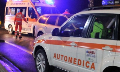 Incidente ed esplosione nella notte in A4, momenti di paura