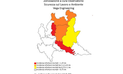 Morti sul lavoro in Lombardia: bilancio drammatico con Lecco in zona rossa