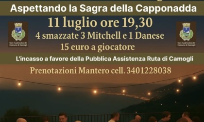 San Rocco di Camogli, la Capponadda parte con il Burraco sotto le Stelle