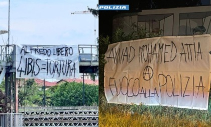 Striscioni inneggiano all'odio contro le Forze dell'ordine e contestano regime carcerario