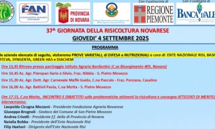 37ª Giornata della risicoltura novarese