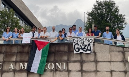 Digiuno per Gaza, anche i sanitari dell'ospedale Manzoni hanno aderito alla campagna
