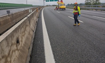 Incidente in tangenziale a Collegno, 4 veicoli coinvolti