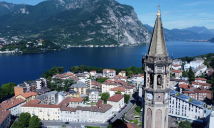 Lecco dall’alto del campanile di San Nicolò