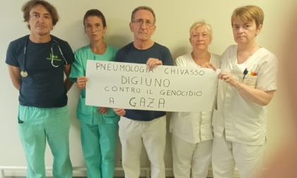 Medici in digiuno contro il genocidio a Gaza LE FOTO