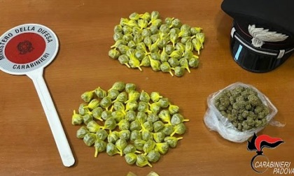 Pusher 30enne arrestato con 109 dosi di marijuana