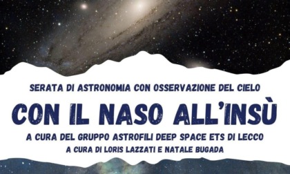 Una serata con il naso all'insù a Oliveto Lario