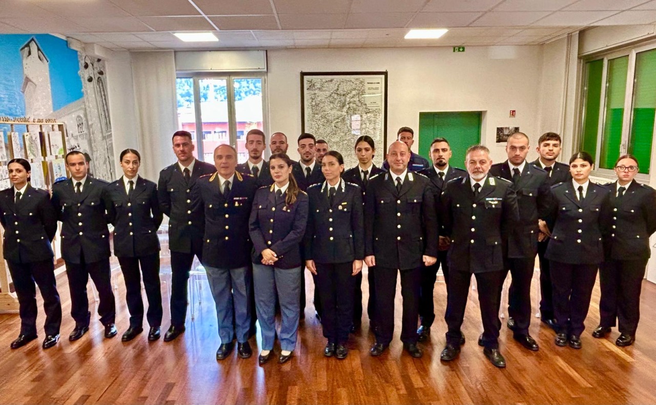 Allievi di Polizia penitenziaria a lezione in Questura
