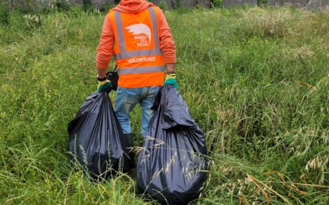 Angeli del Bello, oltre 500 mascherine raccolte nel Mugnone 