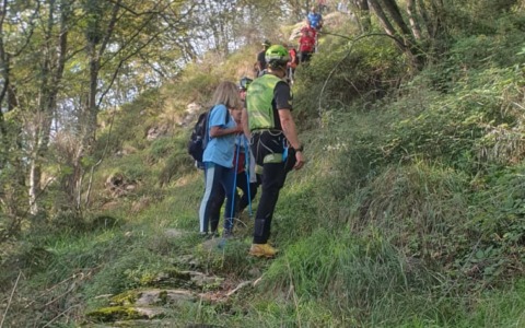 Cade sul Manico del Lume, 61enne soccorso in elicottero