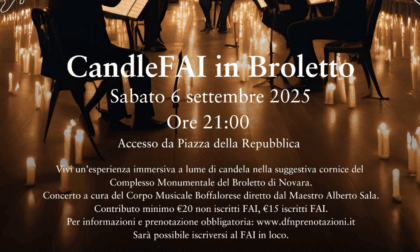 Candlefai in Broletto: esclusivo concerto a lume di candela con il Fai