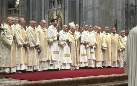 Cinque diaconi ordinati dal cardinale in duomo