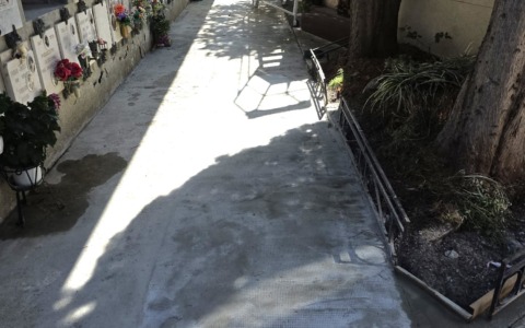 Conclusi i lavori al cimitero di Poggio