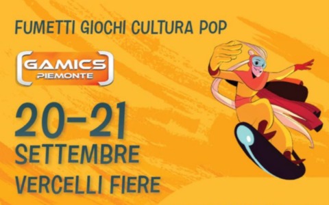 Gamics Piemonte 2025: un ospite stellare, giochi, fumetti e tanti eventi