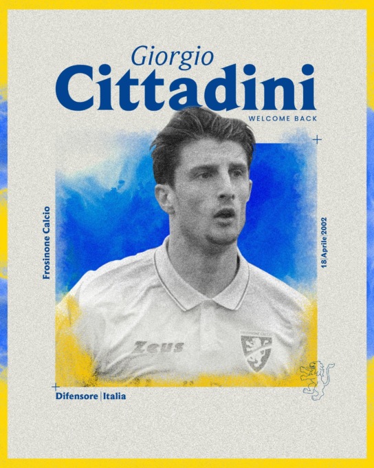 Giorgio Cittadini torna al Frosinone
