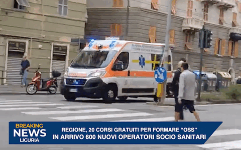 In arrivo in Liguria 600 nuovi OSS (Operatori Socio Sanitari)