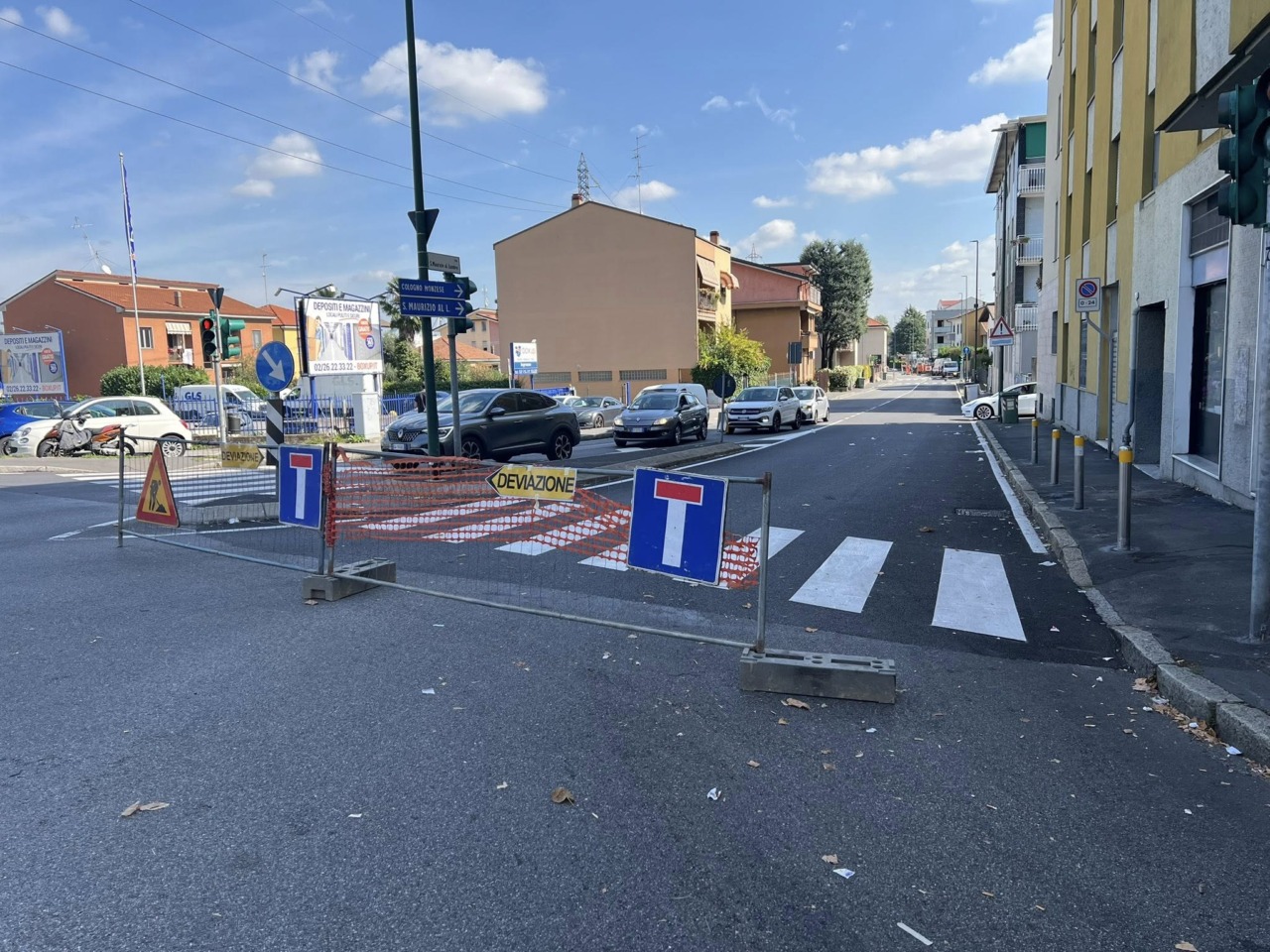 Lavori per una perdita d’acqua: strada chiusa fino a questa sera