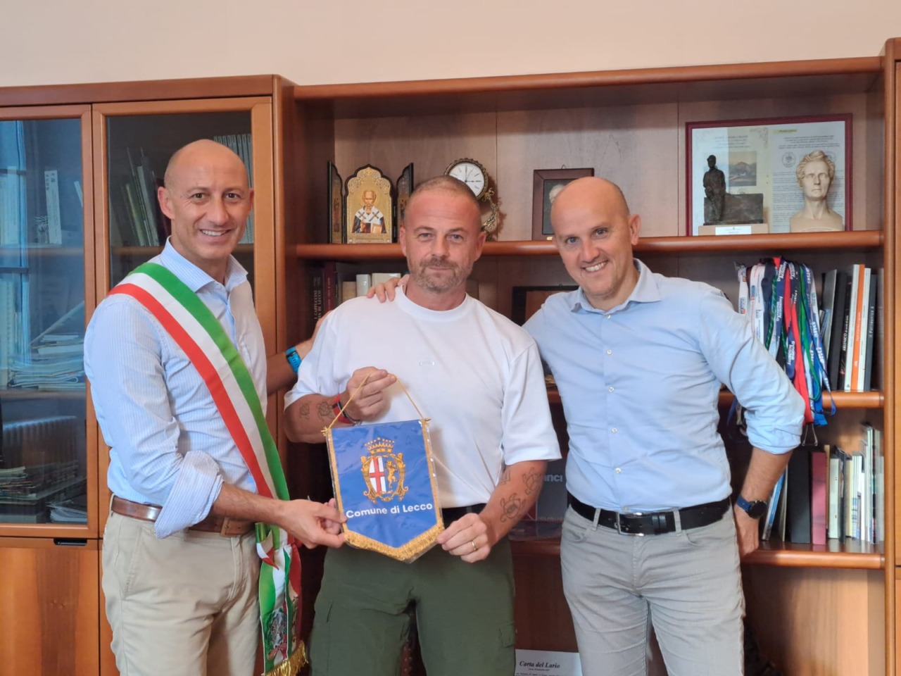 Lecco protagonista in Arizona: il sindaco incontra il golfista paralimpico Cristiano Berlanda