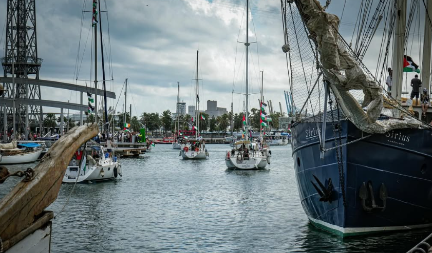 Lecco si mobilita per Gaza: flash mob per sostenere la Global Sumud Flotilla