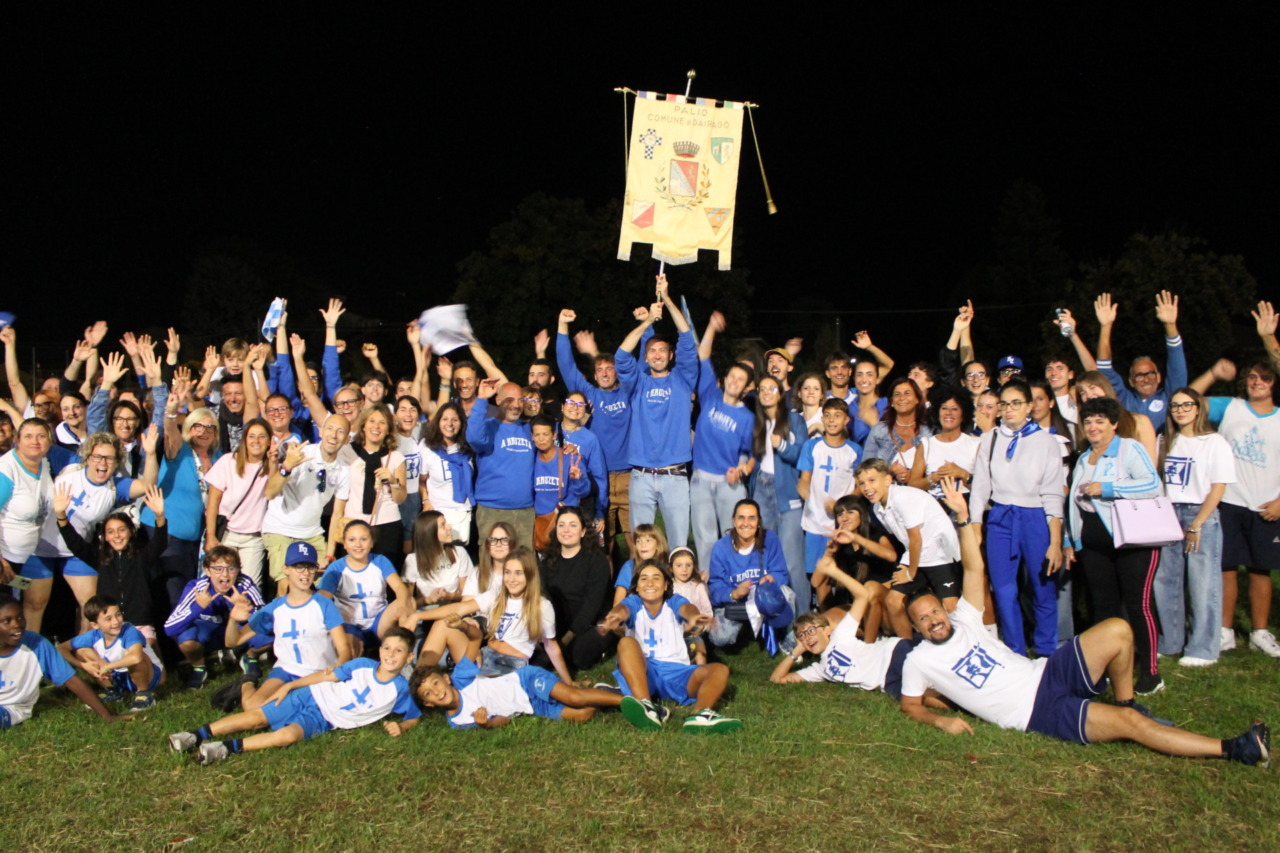Palio delle contrade biancoblu: a vincere la 22esima edizione è stata A Kruzeta