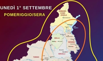 Possibili forti temporali e grandinate dal tardo pomeriggio di oggi