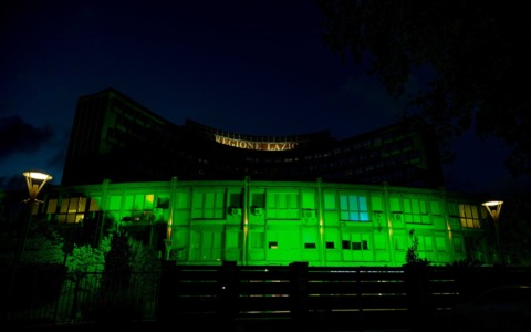 Regione Lazio illuminata di verde per Giornata della celiachia